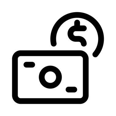 para para ve banknot para birimi beyaz bir arkaplanda izole