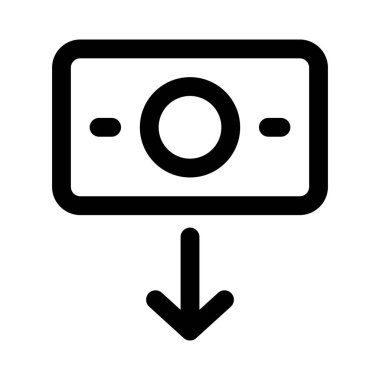 Aşağı ok ile kredi kartı değer kaybı