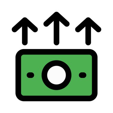 para artışı ve birden fazla ok yukarı yönde