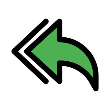 Tüm okları yanıtla, vektör illüstrasyonu 