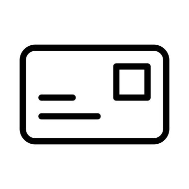 posta zarfı şablon simgesi 