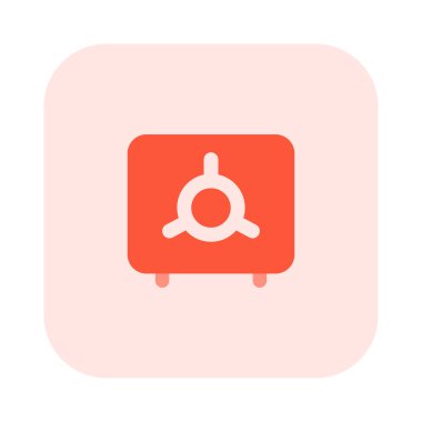 Güvenli kasa kasası güvenli bir sapla kaydediliyor