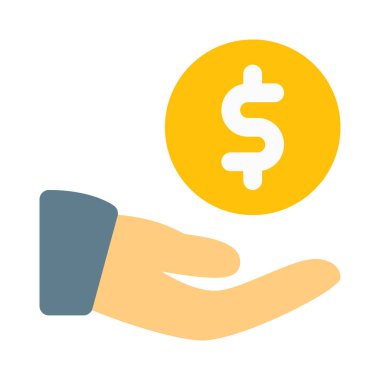 Bir yardım fonuna dolar bağışı.