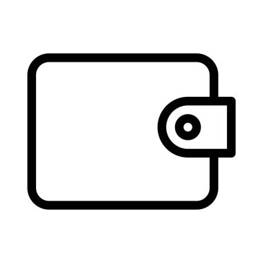 Beyaz arkaplanda e-cüzdan logosu izole edildi