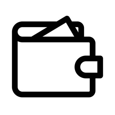 Cüzdan para dolu beyaz bir arka planda izole