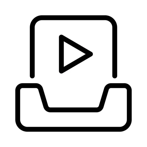 Nieuwe Video Inbox — Stockvector