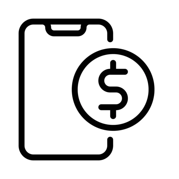 Platby Provedené Služby Mobilní Aplikace — Stockový vektor