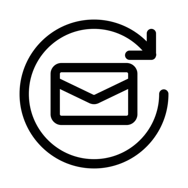 Συγχρονισμός Νέου Email Διανυσματική Απεικόνιση — Διανυσματικό Αρχείο