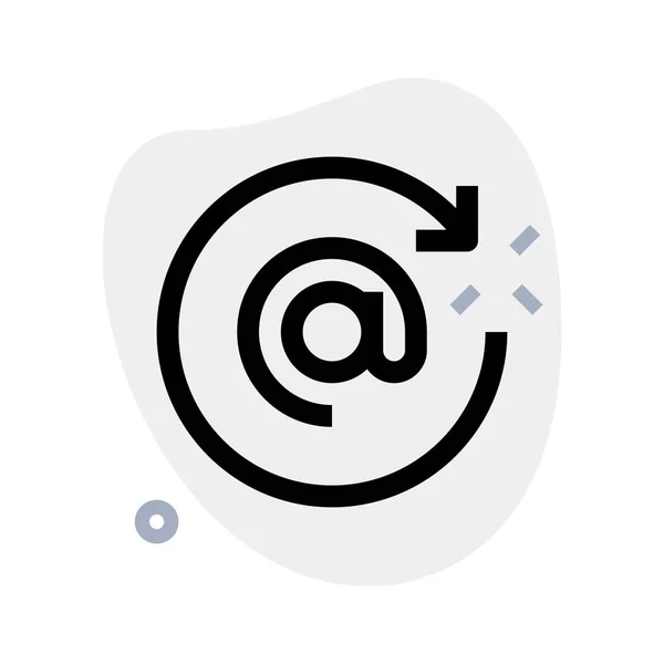 Recharger Email Contact Illustration Vectorielle — Image vectorielle