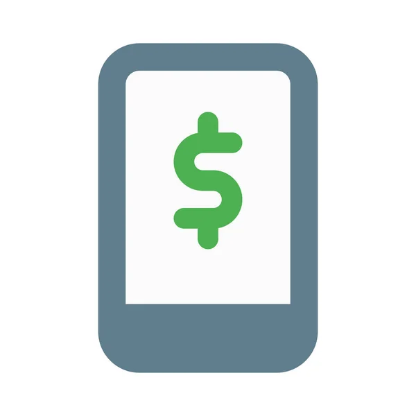 Aplikacja Bankowości Smartfona Bramką Dla Handlowców Online — Wektor stockowy