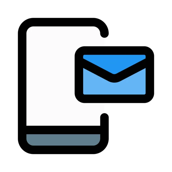 Mail Mobiele Telefoon — Stockvector