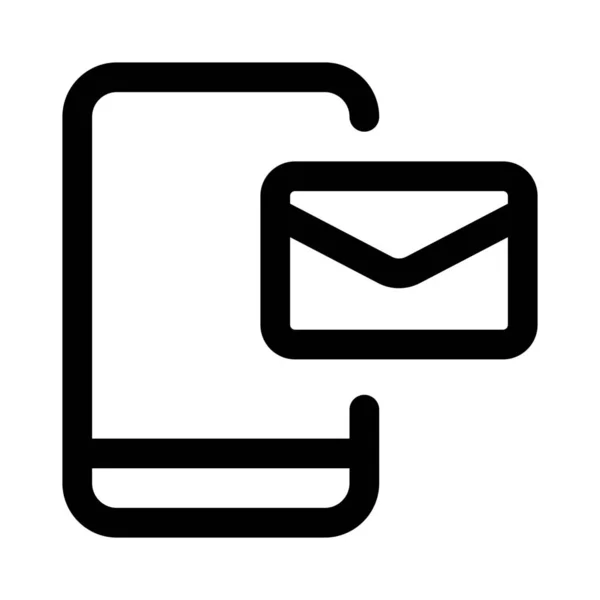 Email Telefone Celular — Vetor de Stock