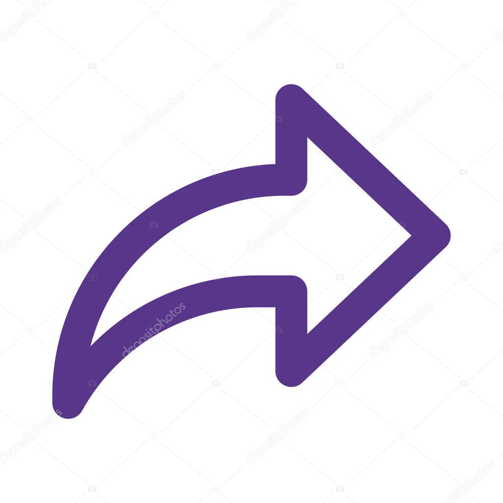 forward email arrow icon