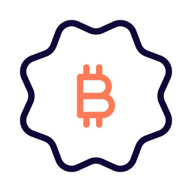 İnternette çevrimiçi ödeme portalı için bitcoin rozeti