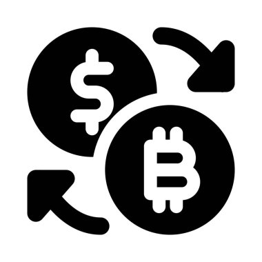 Bitcoin 'den dolar kuruna daire sembolü