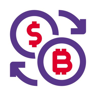 Bitcoin 'den dolar kuruna daire sembolü