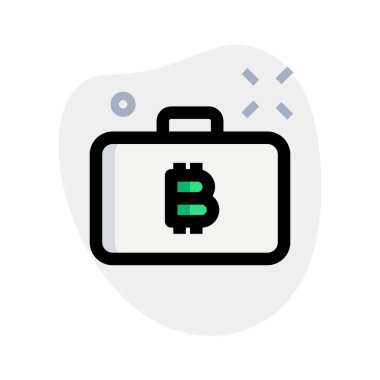 Sanal para çantası dijital para birimi konsepti