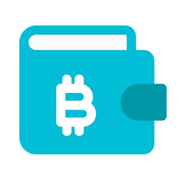 Cep telefonu uygulamasının bitcoin para dijital cüzdan logosu