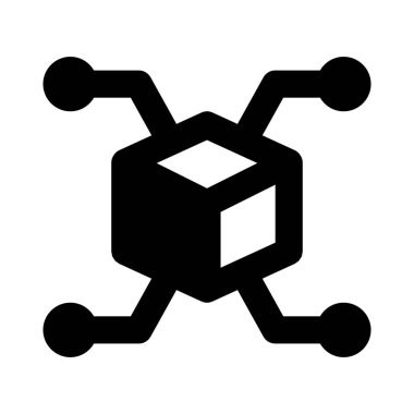 Madencilik teknolojisi için engelleme zinciri bağlı ağ