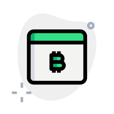 Web tabanlı bitcoin dijital kripto para birimi ağ sunucusu