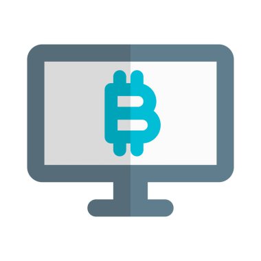 Bir masaüstü bilgisayarında Bitcoin madenciliği ve statik