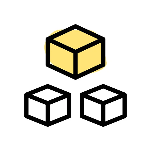 Blocs Construction Bitcoin Pour Mise Page Monnaie Numérique — Image vectorielle