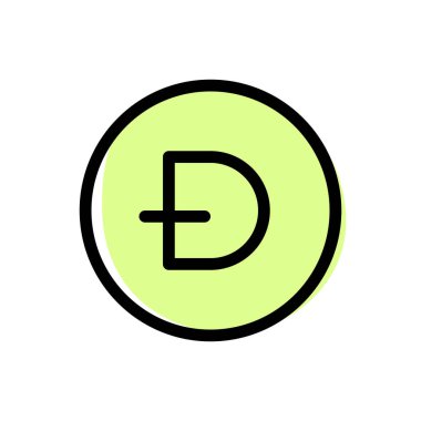 Kripto para birimleri için gösterge paneli madencilik uygulama logosu