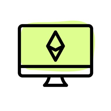 Bilgisayar düzeni için masaüstü ethereum madencilik uygulaması