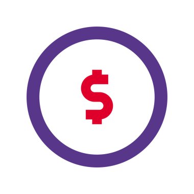 Dolar para sembolü madeni para, bankacılık ve yatırım