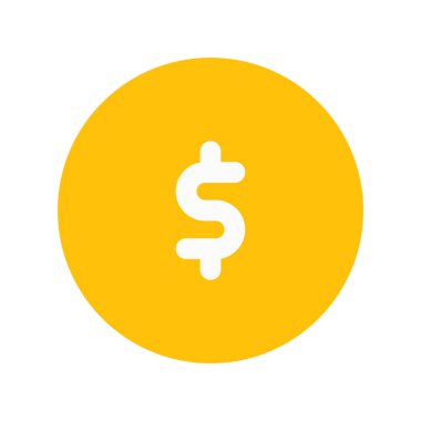 Dolar para sembolü madeni para, bankacılık ve yatırım