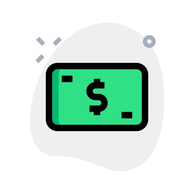 Uluslararası ödeme ve finans için bir dolarlık banknot