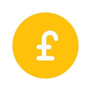 Daire şeklinde İngiliz parası, para ve finans