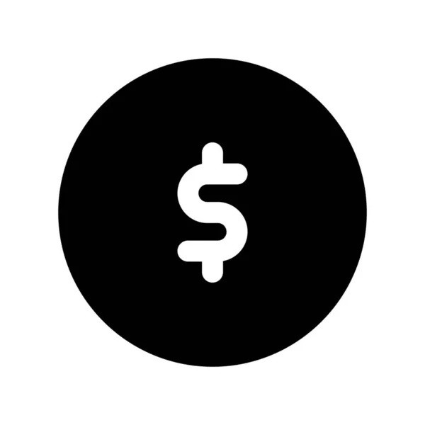 Долар Гроші Символ Монета Банківська Справа Інвестиції — стоковий вектор