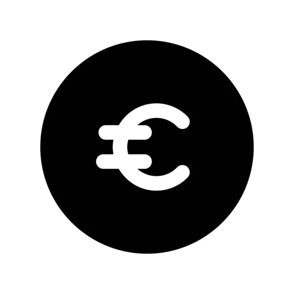 Euro Monnaie Pièce Valable Dans Toute Union Européenne — Image vectorielle