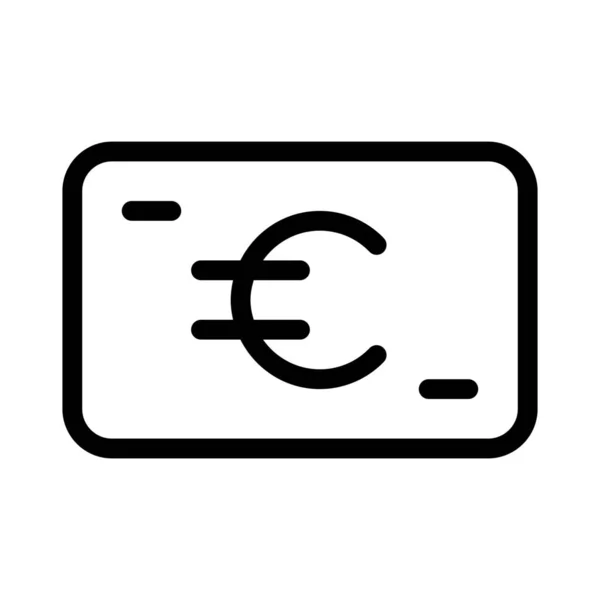 Оплата Наличными Евро Высокой Денежной Стоимостью — стоковый вектор
