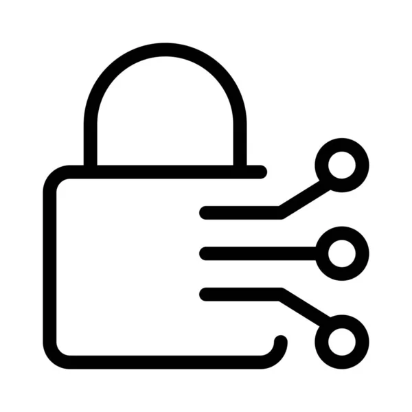 Série Protocolos Bloqueio Rede Segurança Para Rede Criptomoeda Digital — Vetor de Stock