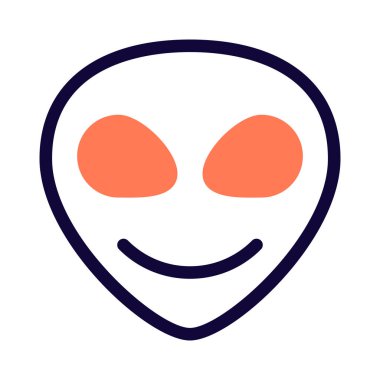 Anında haberci sohbetinde kullanılan uzaylı kafası emojisi