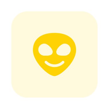 Anında haberci sohbetinde kullanılan uzaylı kafası emojisi