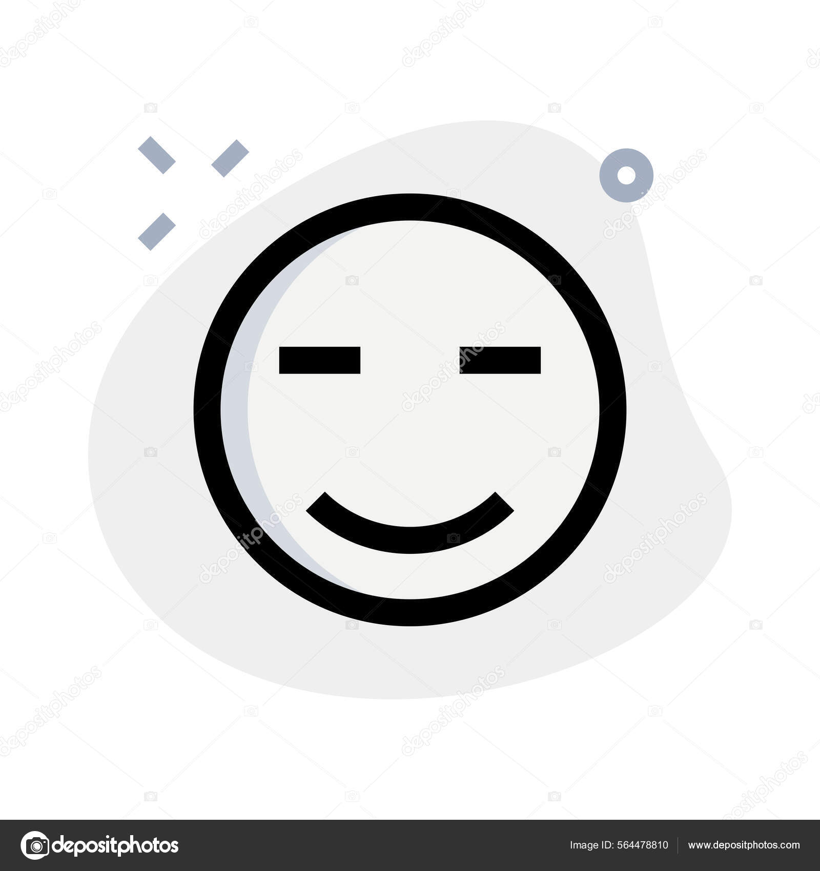 Conjunto de ícones de emoji rostos símbolos de humor emoticon fofos  sorrindo feliz, alegre, triste e com raiva