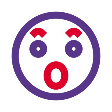 Vay canına, şaşırmış ve şaşırmış yüz ifadesi ifadesi düzeni