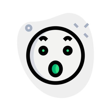 Vay canına, şaşırmış ve şaşırmış yüz ifadesi ifadesi düzeni