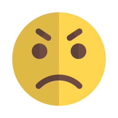 Kaşlarını çatan ifade ile üzgün yüz ifadesi.