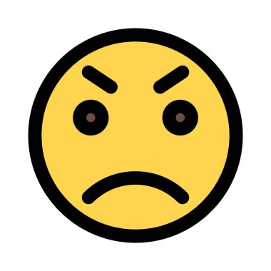 Kaşlarını çatan ifade ile üzgün yüz ifadesi.