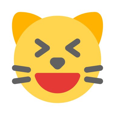 Aynı anda sırıtan şaşı kedi.