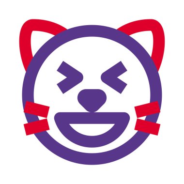 Aynı anda sırıtan şaşı kedi.