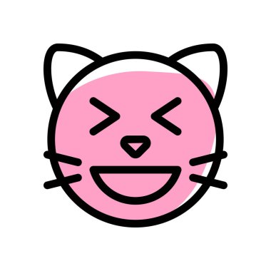 Aynı anda sırıtan şaşı kedi.