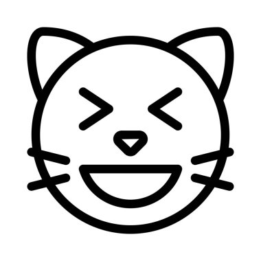 Aynı anda sırıtan şaşı kedi.