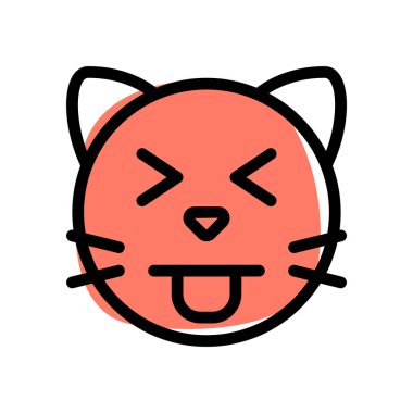 Gözleri kapalı, turuncu gözlü, şaşı kedi.