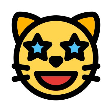 Yıldızların vurduğu mutlu kedi ifadesi internette paylaşıldı