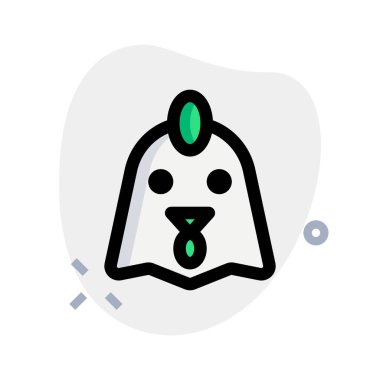 Çevrimiçi kuryede paylaşılan tavuk ifadelerinin resim sunumu